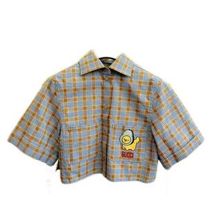 Authentic Gucci Multicolor Plaid Shirt